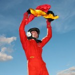 A happy Super1600 champion. © Henk de Winter / RallycrossWorld