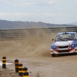 Hedstrom made it into the semi-finals after the demise of his team mate. ©RallycrossWorld.com/Tom Banks
