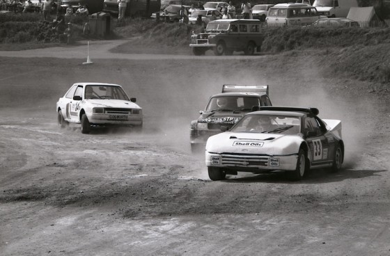 Trevor Hopkins in action on home ground at Lydden. © RallycrossWorld.com/Tim Whittington